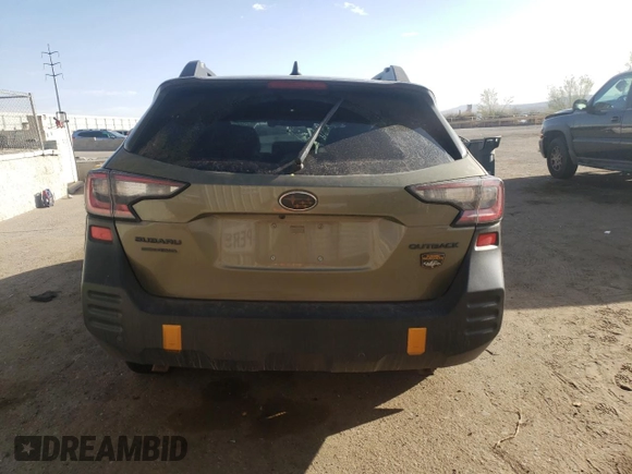 2022 Subaru Outback Wilderness with VIN 4S4BTGUD1N3190821, listed as a Copart auction lot 50835065 with 43,257 mi miles and Salvage Title. Bid and sale history available at DreamBid. Image 6.