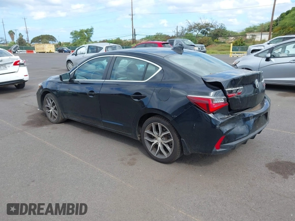 2020 Acura ILX w/Premium Pkg with VIN 19UDE2F78LA007717, listed as a IAAI auction lot 41709255 with 36,673 mi miles. Bid and sale history available at carsss.com. Image 3.