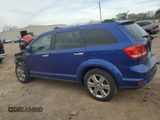 2012 Dodge Journey Crew with VIN 3C4PDCDG1CT399343, listed as a Copart auction lot 53610425 with 47,681 mi miles and Salvage title. Bid and sale history available at DreamBid. Image 2.