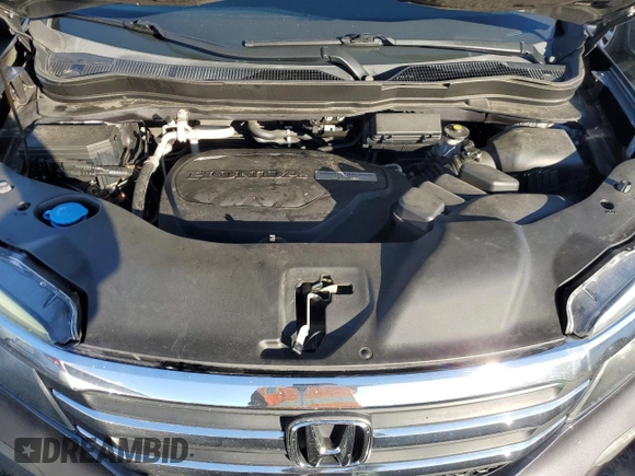 2016 Honda Pilot EX-L with VIN 5FNYF6H72GB112462, listed as a Copart auction lot 86538614 with 92,626 mi miles and Salvage Title. Bid and sale history available at carsss.com. Image 12.