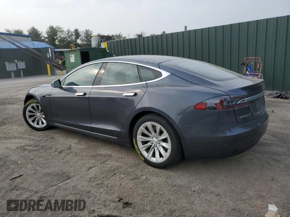 2018 Tesla Model S 75D with VIN 5YJSA1E20JF283959, listed as a Copart auction lot 59386465 with 75,078 mi miles and Salvage title. Bid and sale history available at DreamBid. Image 2.