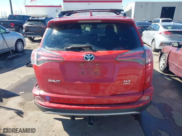 2017 Toyota RAV4 XLE with VIN 2T3RFREV5HW684792, listed as a IAAI auction lot 41692376 with 125,511 mi miles. Bid and sale history available at carsss.com. Image 16.