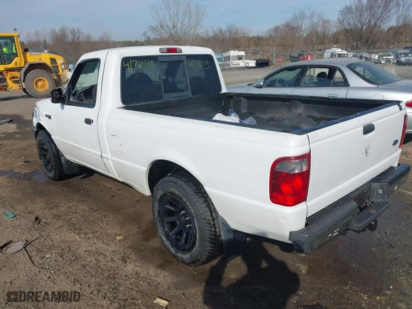 2002 Ford Ranger XL with VIN 1FTYR10D02PB21638, listed as a IAAI auction lot 41781516 with 154,985 mi miles. Bid and sale history available at carsss.com. Image 3.