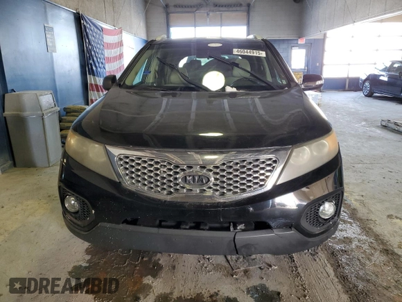 2011 Kia Sorento EX with VIN 5XYKU4A25BG103836, listed as a Copart auction lot 46044915 with 0 mi miles and Salvage Title. Bid and sale history available at carsss.com. Image 5.