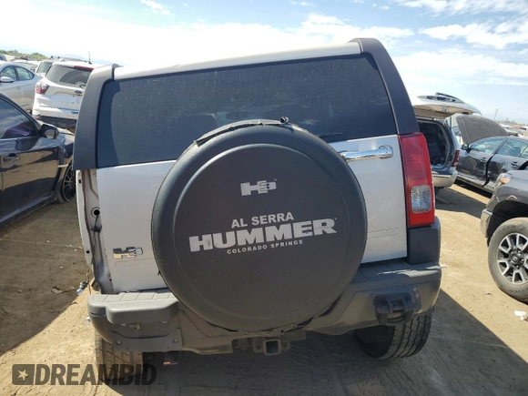 2007 Hummer H3 SUV with VIN 5GTDN13E678131924, listed as a Copart auction lot 72397274 with Not Provided miles and Salvage Title. Bid and sale history available at carsss.com. Image 6.