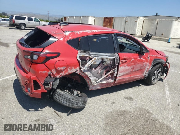2024 Subaru Crosstrek Premium with VIN JF2GUADC2RH352378, listed as a Copart auction lot 57314525 with Not provided miles and Salvage title. Bid and sale history available at DreamBid. Image 3.
