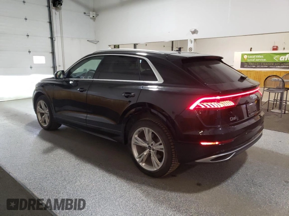 2022 Audi Q8 Prestige z VIN WA1CVBF14ND006470, wystawiony jako Copart lot #52203035 z przebiegiem 13 848 mil mil oraz Czysty tytuł • Clean title. Historia ofert i sprzedaży dostępna na DreamBid. Obrazek 2.