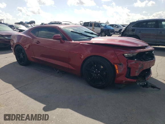 2021 Chevrolet Camaro 1LT with VIN 1G1FB1RSXM0113323, listed as a Copart auction lot 54583715 with 39,544 mi miles and Salvage title. Bid and sale history available at DreamBid. Image 4.