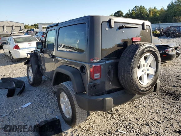 2017 Jeep Wrangler Willys Wheeler with VIN 1C4AJWAG6HL521623, listed as a Copart auction lot 61373722 with Not Provided miles and Salvage Title. Bid and sale history available at DreamBid. Image 3.