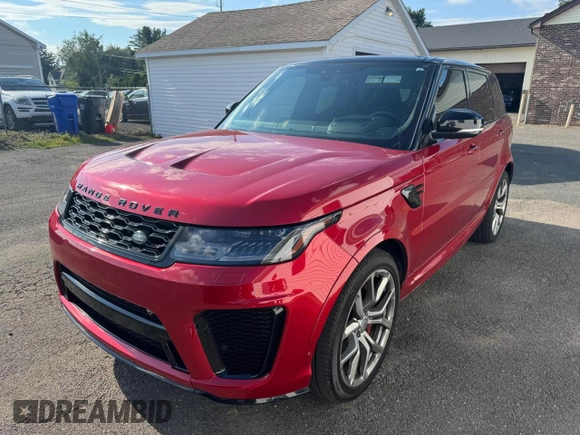 2019 Land Rover Range Rover Sport SVR with VIN SALWZ2SE0KA850057, listed as a Copart auction lot 70148564 with 64,694 mi miles and Clean Title. Bid and sale history available at DreamBid. Image 1.