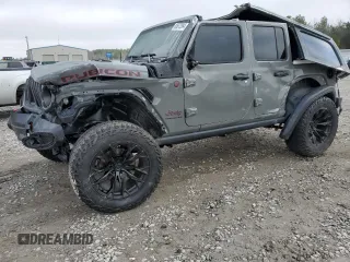 2023 Jeep Wrangler Rubicon with VIN 1C4HJXFG2PW654115, listed as a Copart auction lot 85672984 with 30,794 mi miles and Salvage Title. Bid and sale history available at DreamBid. Image 1.