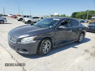 2012 Nissan Maxima SV with VIN 1N4AA5AP6CC860178, listed as a Copart auction lot 57083185 with 89,285 mi miles and Salvage title. Bid and sale history available at DreamBid. Image 1.