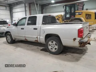 2006 Dodge Dakota SLT with VIN 1D7HW48K16S704158, listed as a Copart auction lot 87705295 with 90,958 mi miles and Salvage Title. Bid and sale history available at carsss.com. Image 2.