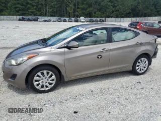 2013 Hyundai Elantra GLS with VIN 5NPDH4AE6DH169394, listed as a Copart auction lot 62767225 with 76,277 mi miles and Salvage title. Bid and sale history available at DreamBid. Image 1.