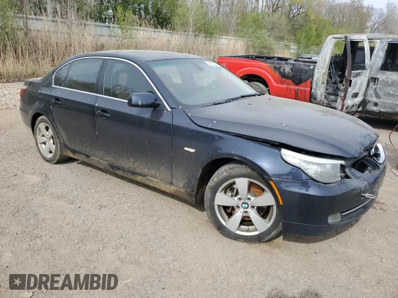 2008 BMW 5 Series 528xi with VIN WBANV13568CZ57485, listed as a Copart auction lot 54167815 with Not Provided miles and Clean Title. Bid and sale history available at carsss.com. Image 4.