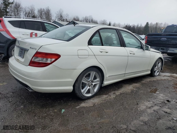 2011 Mercedes-Benz C-Class C 300 Sport with VIN WDDGF8BB2BR140436, listed as a Copart auction lot 46496455 with 0 mi miles and Clean Title. Bid and sale history available at carsss.com. Image 3.