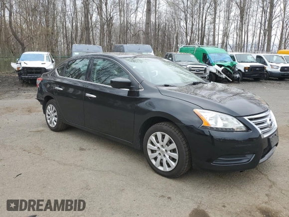 2014 Nissan Sentra S with VIN 3N1AB7AP6EY297732, listed as a Copart auction lot 53456325 with 105,915 mi miles and Salvage Title. Bid and sale history available at DreamBid. Image 4.