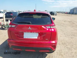 2024 Mitsubishi Eclipse Cross SE with VIN JA4ATWAA4RZ072330, listed as a IAAI auction lot 42702965 with 18,846 mi miles and . Bid and sale history available at DreamBid. Image 16.