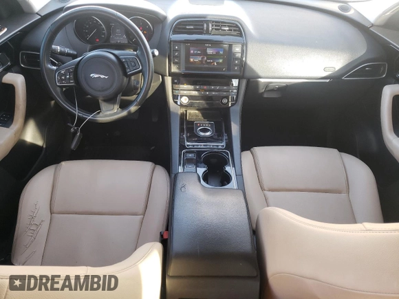 2017 Jaguar F-Pace 20d Premium with VIN SADCJ2BN2HA084928, listed as a Copart auction lot 42312535 with 105,047 mi miles and Clean Title. Bid and sale history available at DreamBid. Image 8.