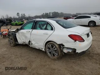 2019 Mercedes-Benz C 300 with VIN 55SWF8EB5KU293835, listed as a Copart auction lot 46510015 with 106,795 mi miles and Salvage Title. Bid and sale history available at carsss.com. Image 2.