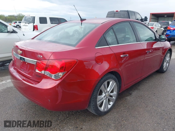 2011 Chevrolet Cruze LTZ with VIN 1G1PH5S99B7291648, listed as a IAAI auction lot 41954447 with 112,985 mi miles and . Bid and sale history available at DreamBid. Image 4.