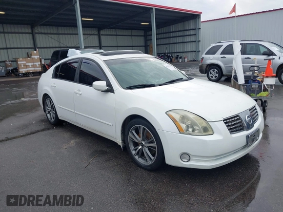 2006 Nissan Maxima 3.5 SE with VIN 1N4BA41E76C859736, listed as a IAAI auction lot 41393296 with 191,272 mi miles. Bid and sale history available at carsss.com. Image 1.