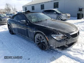 2008 BMW 6 Series 650i with VIN WBAEB53558CX62591, listed as a Copart auction lot 89364965 with 102,347 mi miles and Salvage Title. Bid and sale history available at carsss.com. Image 4.