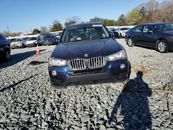 2016 BMW X3 xDrive28i with VIN 5UXWX9C54G0D73409, listed as a Copart auction lot 50965515 with 82,478 mi miles and Salvage Title. Bid and sale history available at carsss.com. Image 12.