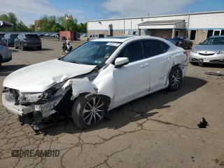 2017 Acura TLX Technology z VIN 19UUB1F58HA005393, wystawiony jako Copart lot #56002715 z przebiegiem 110 215 mil mil oraz Nie do naprawy • Non repairable. Historia ofert i sprzedaży dostępna na DreamBid. Obrazek 1.