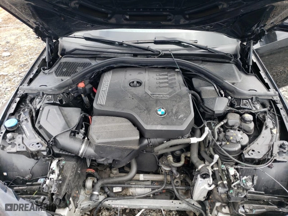 2020 BMW 3 Series 330i xDrive with VIN WBA5R7C0XLFH54654, listed as a Copart auction lot 43041405 with 37,766 mi miles and Salvage Title. Bid and sale history available at carsss.com. Image 11.