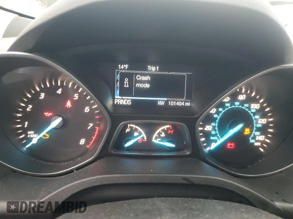 2015 Ford Escape SE with VIN 1FMCU0GX1FUB71115, listed as a Copart auction lot 45844855 with 101,404 mi miles and Clean Title. Bid and sale history available at DreamBid. Image 9.