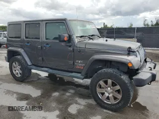 2016 Jeep Wrangler Unlimited 75th Anniversary with VIN 1C4BJWEG3GL216156, listed as a Copart auction lot 62611845 with 87,353 mi miles and Salvage title. Bid and sale history available at DreamBid. Image 4.