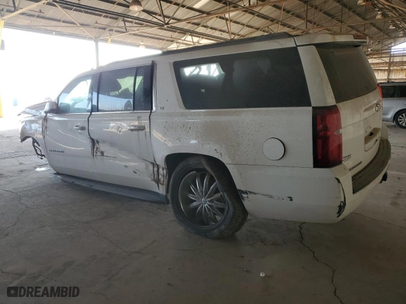 2015 Chevrolet Suburban LT with VIN 1GNSCJKC3FR585391, listed as a Copart auction lot 88498085 with NaN miles and Salvage Title. Bid and sale history available at carsss.com. Image 2.