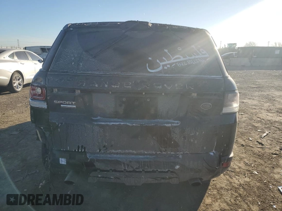 2014 Land Rover Range Rover Sport Supercharged with VIN SALWR2EF1EA333990, listed as a Copart auction lot 42193415 with 0 mi miles and Salvage Title. Bid and sale history available at carsss.com. Image 6.