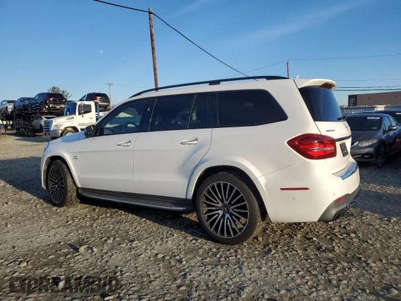 2018 Mercedes-Benz GLS with VIN 4JGDF7FE2JA999546, listed as a Copart auction lot 84669104 with 0 mi miles and Salvage Title. Bid and sale history available at carsss.com. Image 2.