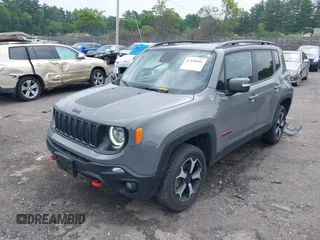 2021 Jeep Renegade Trailhawk with VIN ZACNJDC12MPM56979, listed as a IAAI auction lot 42438891 with 66,926 mi miles and . Bid and sale history available at DreamBid. Image 17.