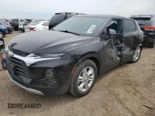 2021 Chevrolet Blazer LT z VIN 3GNKBCR44MS572298, wystawiony jako Copart lot #54063235 z przebiegiem 43 635 mil mil oraz Szkoda całkowita • Salvage title. Historia ofert i sprzedaży dostępna na DreamBid. Obrazek 1.