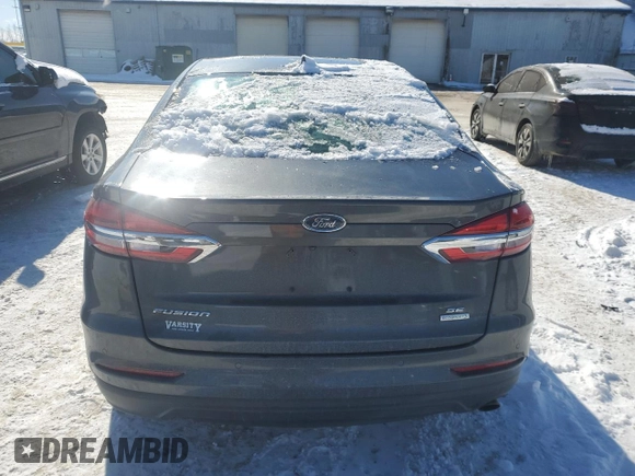 2020 Ford Fusion SE with VIN 3FA6P0HD4LR125364, listed as a Copart auction lot 45429505 with 24,226 mi miles and Salvage Title. Bid and sale history available at carsss.com. Image 6.