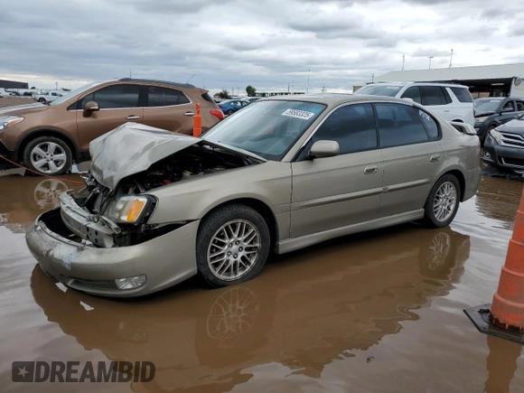 2000 Subaru Legacy with VIN 4S3BE6451Y7207874, listed as a Copart auction lot 59583325 with 57,861 mi miles and Salvage title. Bid and sale history available at DreamBid. Image 1.