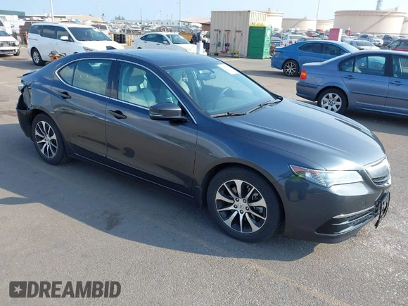 2016 Acura TLX with VIN 19UUB1F37GA009304, listed as a IAAI auction lot 41558307 with 39,567 mi miles. Bid and sale history available at carsss.com. Image 1.