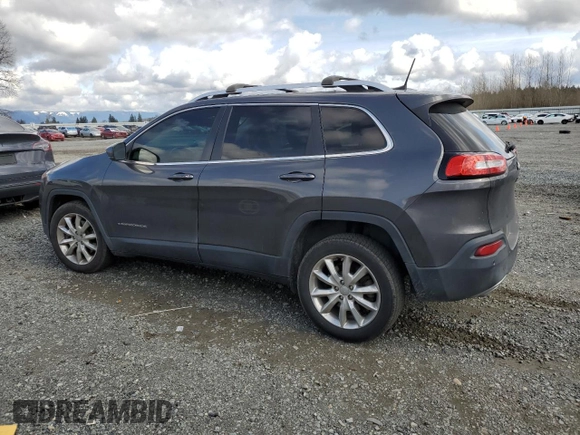 2016 Jeep Cherokee Limited with VIN 1C4PJLDS3GW265544, listed as a Copart auction lot 49322175 with 0 mi miles and Salvage Title. Bid and sale history available at carsss.com. Image 2.