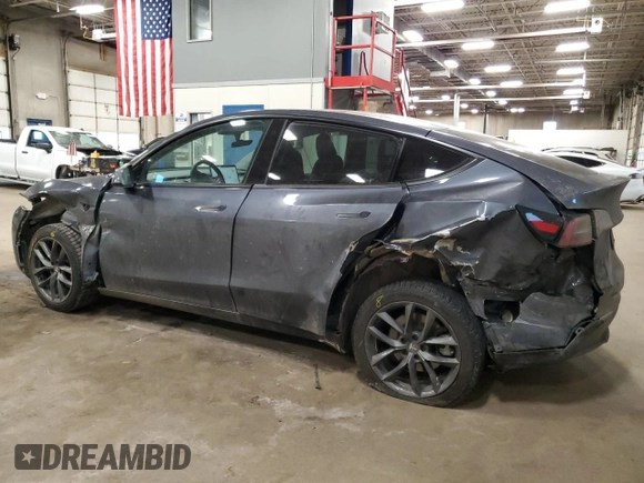 2023 Tesla Model Y Long Range with VIN 7SAYGDEE8PA034239, listed as a Copart auction lot 46429785 with 66,944 mi miles and Non Repairable. Bid and sale history available at DreamBid. Image 2.
