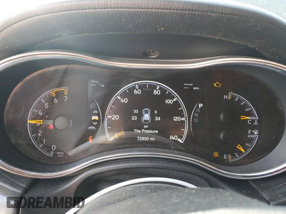 2018 Jeep Grand Cherokee Limited with VIN 1C4RJFBT7JC237907, listed as a Copart auction lot 52303675 with 72,900 mi miles and Salvage title. Bid and sale history available at DreamBid. Image 9.