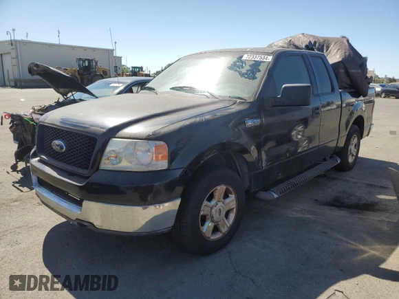 2004 Ford F-150 XLT with VIN 1FTRX12554FA18594, listed as a Copart auction lot 72337534 with 0 mi miles and Salvage Title. Bid and sale history available at carsss.com. Image 1.