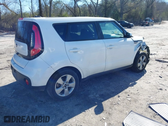 2019 Kia Soul with VIN KNDJN2A23K7634530, listed as a IAAI auction lot 41732677 with 96,586 mi miles. Bid and sale history available at carsss.com. Image 4.