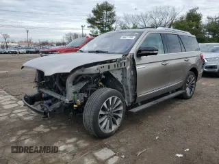 2020 Lincoln Navigator Reserve z VIN 5LMJJ2LT7LEL15137, wystawiony jako Copart lot #86617784 z przebiegiem 55 464 mil mil oraz Szkoda całkowita • Salvage title. Historia ofert i sprzedaży dostępna na DreamBid. Obrazek 1.