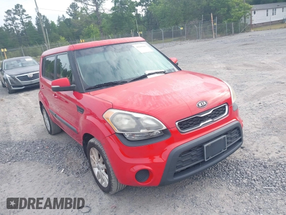 2012 Kia Soul + with VIN KNDJT2A6XC7380695, listed as a IAAI auction lot 42205681 with 183,523 mi miles and . Bid and sale history available at DreamBid. Image 1.