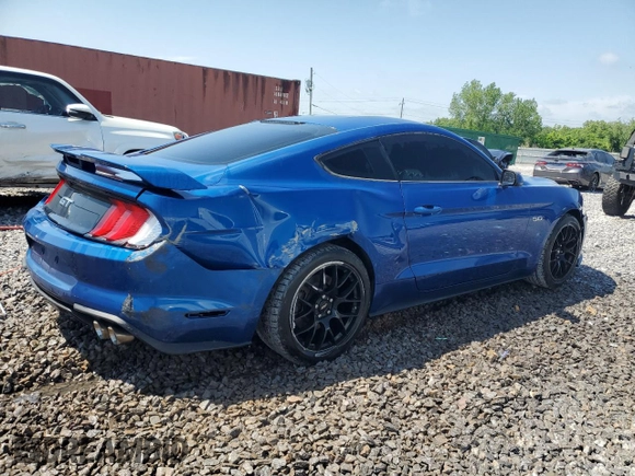 2018 Ford Mustang GT with VIN 1FA6P8CF8J5134060, listed as a Copart auction lot 56380195 with 101,111 mi miles and Salvage title. Bid and sale history available at DreamBid. Image 3.