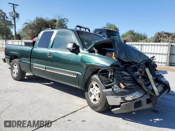 2003 Chevrolet Silverado 1500 with VIN 2GCEC19V731291509, listed as a Copart auction lot 71178884 with 0 mi miles and Salvage Title. Bid and sale history available at carsss.com. Image 4.