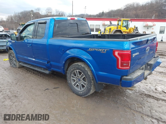 2015 Ford F-150 XLT with VIN 1FTFX1EF7FFA69069, listed as a IAAI auction lot 41660564 with 98,300 mi miles. Bid and sale history available at carsss.com. Image 3.